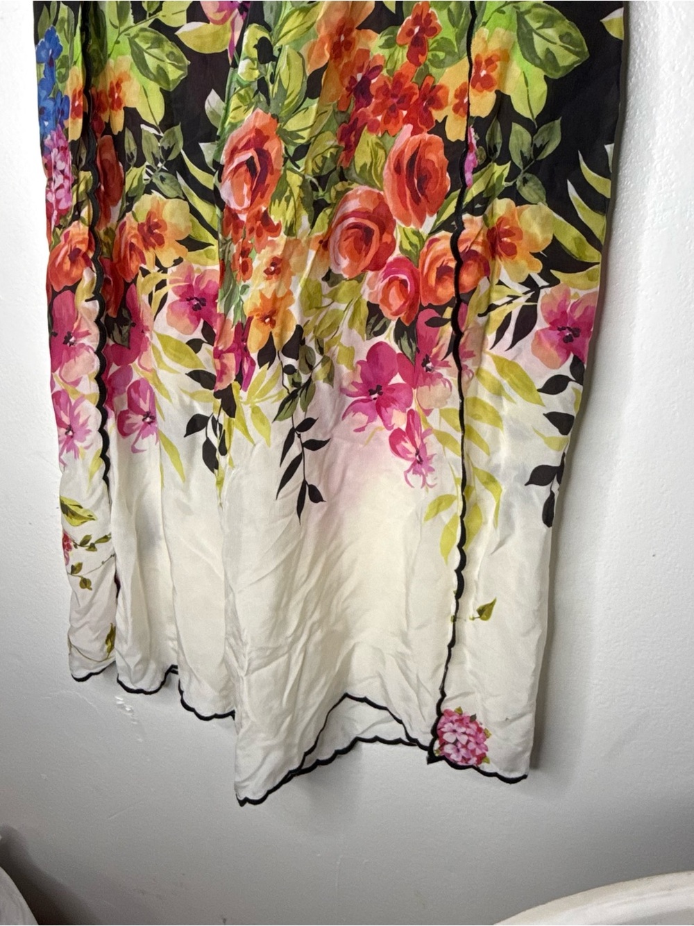 Johnny Was Maya Wide open Legs pants Sz XL Floral - Picture 6 of 10